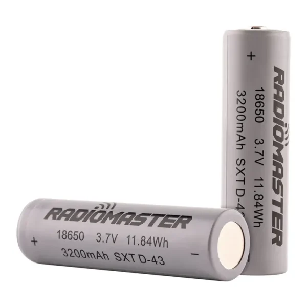 RadioMaster Baterías 18650 3200mAh 3.7V (2 pcs)