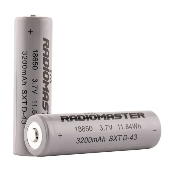 RadioMaster Baterías 18650 3200mAh 3.7V (2 pcs) - Imagen 3