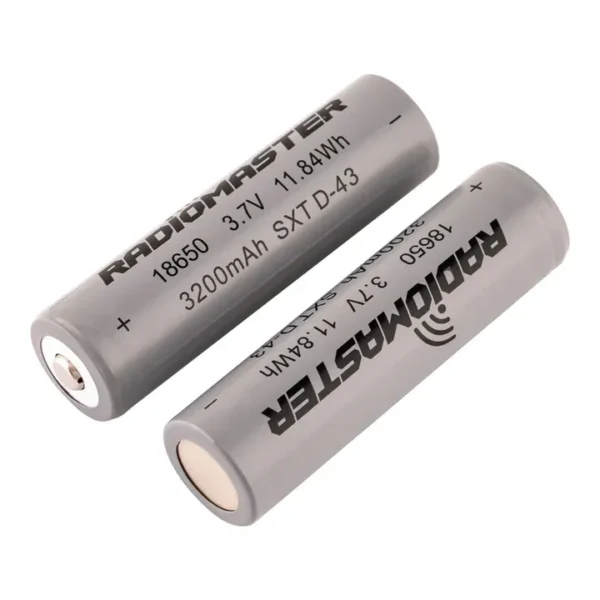 RadioMaster Baterías 18650 3200mAh 3.7V (2 pcs) - Imagen 2