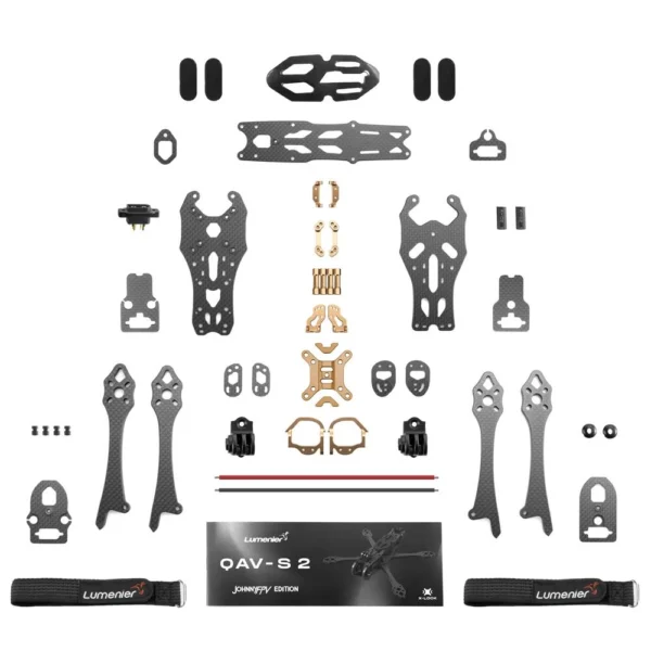 Lumenier QAV-S 2 JohnnyFPV SE 5 Frame Kit - Imagen 5