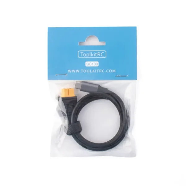 Cable de carga ToolkitRC SC100 tipo C a XT60 - Imagen 4