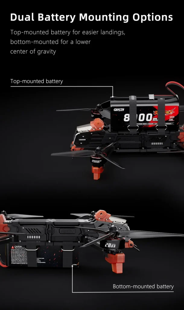 GEPRC MOZ7 V2 O4 Pro Long Range 10 Motores SPEEDX2 2809-1450KV del GEPRC MOZ7 V2 O4 Pro Long Range FPV Drone
