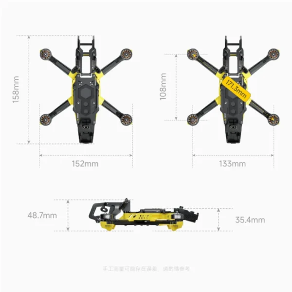 SpeedyBee Master 3X Modular O3/O4 Pro HD Digital - Imagen 3