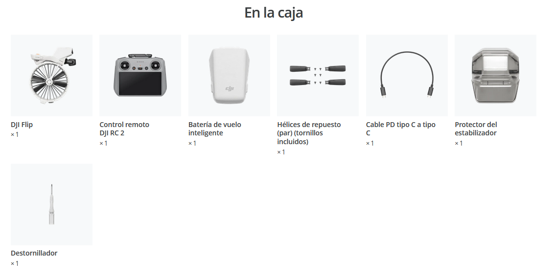 DJI Flip (DJI RC 2) 11 DJI Flip DJI RC 2 caja