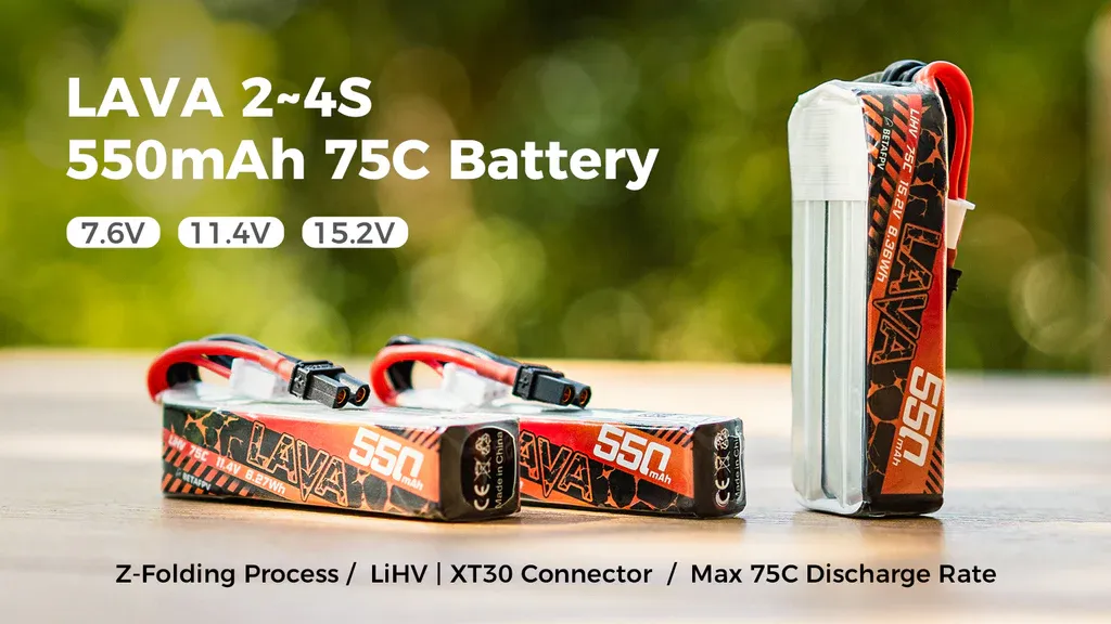 Batería LiPo BetaFPV LAVA 2S 550mAh 75C 3 LAVA 2S 550mAh 75C 2