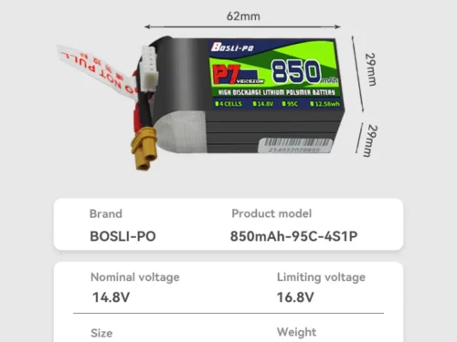 Boslipo 850mah 4S 2