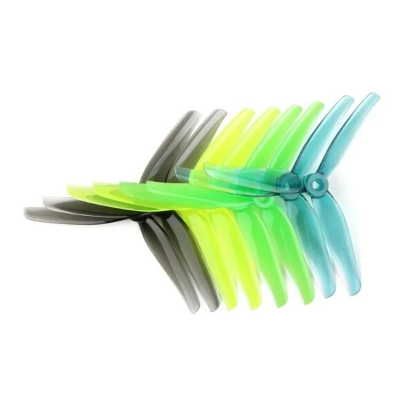Hélice Nazgul R5 V2 Tri‑Blade Crystal Yellow - Imagen 2