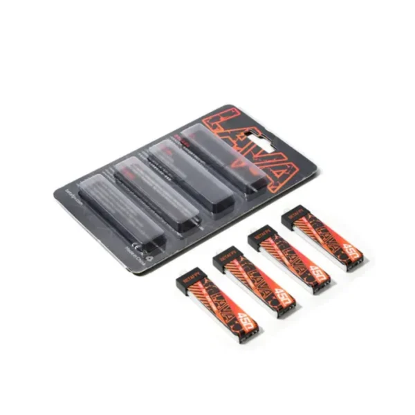 Batería BetaFPV LAVA 1S 450mAh 75C Battery (4PCS) - Imagen 4