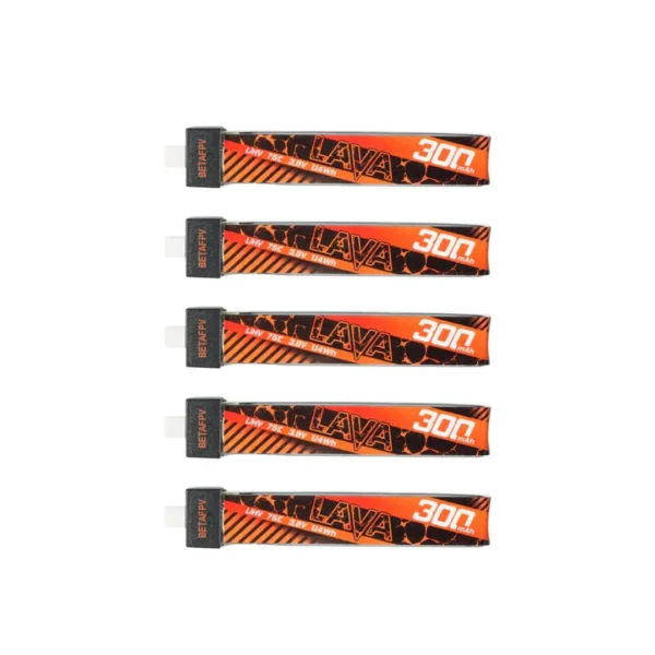 Batería BetaFPV LAVA 1S 300mAh 75C (5PCS) - Imagen 2