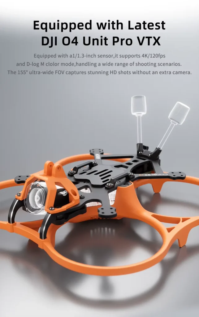 Frame CineWhoop Geprc Cinelog30 V3 para O4 Air Unit Pro 6 GEPRC CL30 V3 Frame 7