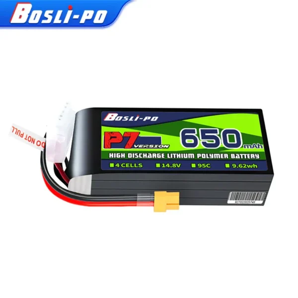 Batería LiPo Boslipo 650mAh 95C 4S FPV