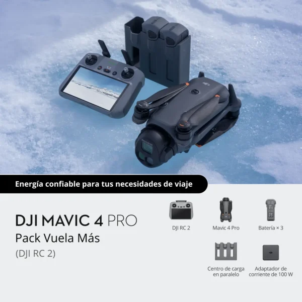 Pack DJI Mavic 4 Pro Vuela Más (DJI RC 2) - Imagen 7