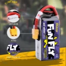 Batería Tattu LiPo FunFly 100C 1300mAh 4S