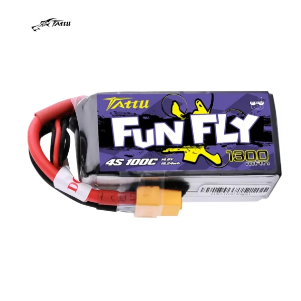 Batería Tattu LiPo FunFly 100C 1300mAh 4S