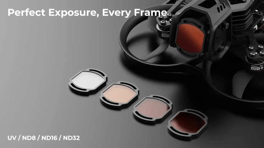 Juego de Filtros ND BetaFPV O4 Air Unit Pro 6 ND Filter for DJI O4 Pro Camera – BETAFPV 2