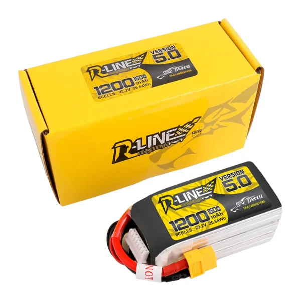 Batería LiPo Tattu R-Line V5 1200mAh 6S 150C - Imagen 4