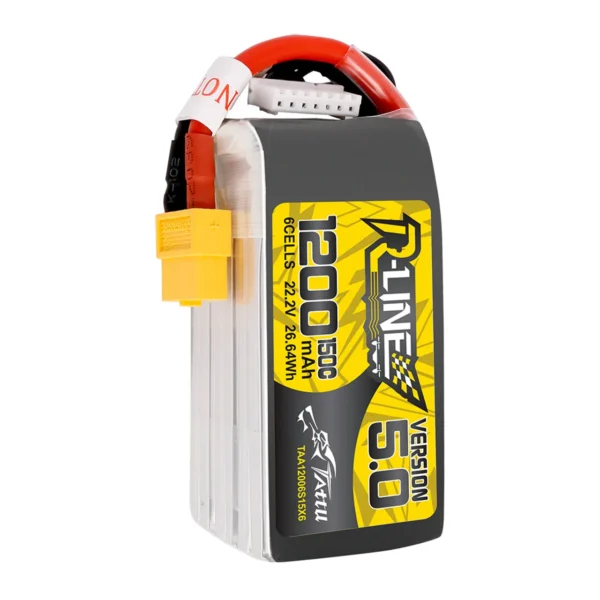 Batería LiPo Tattu R-Line V5 1200mAh 6S 150C - Imagen 2