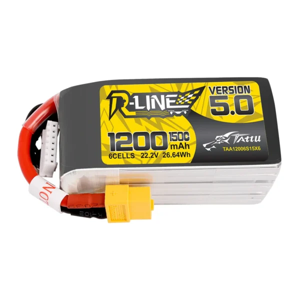Batería LiPo Tattu R-Line V5 1200mAh 6S 150C - Imagen 3