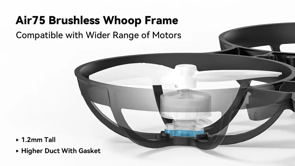 Frame BetaFPV Air65 Brushless Whoop 4 Frame Air65 de 2.67g ideal para builds Sub18g 1S