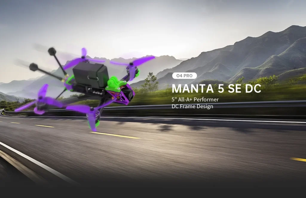 Drone Axisflying Manta 5 SE DC DJI O4 Pro Air ELRS con GPS