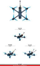Axisflying Manta 5 SE Squashed X DJI O4 Lite ELRS 2.4G GPS
