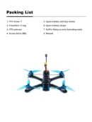Axisflying Manta 5 SE Squashed X DJI O4 Lite ELRS 2.4G GPS